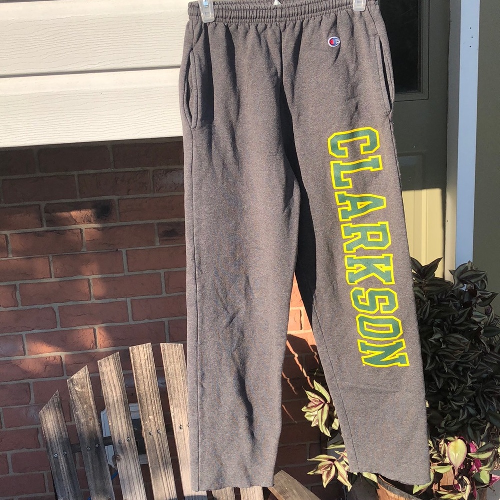 Champion Clarkson sweats